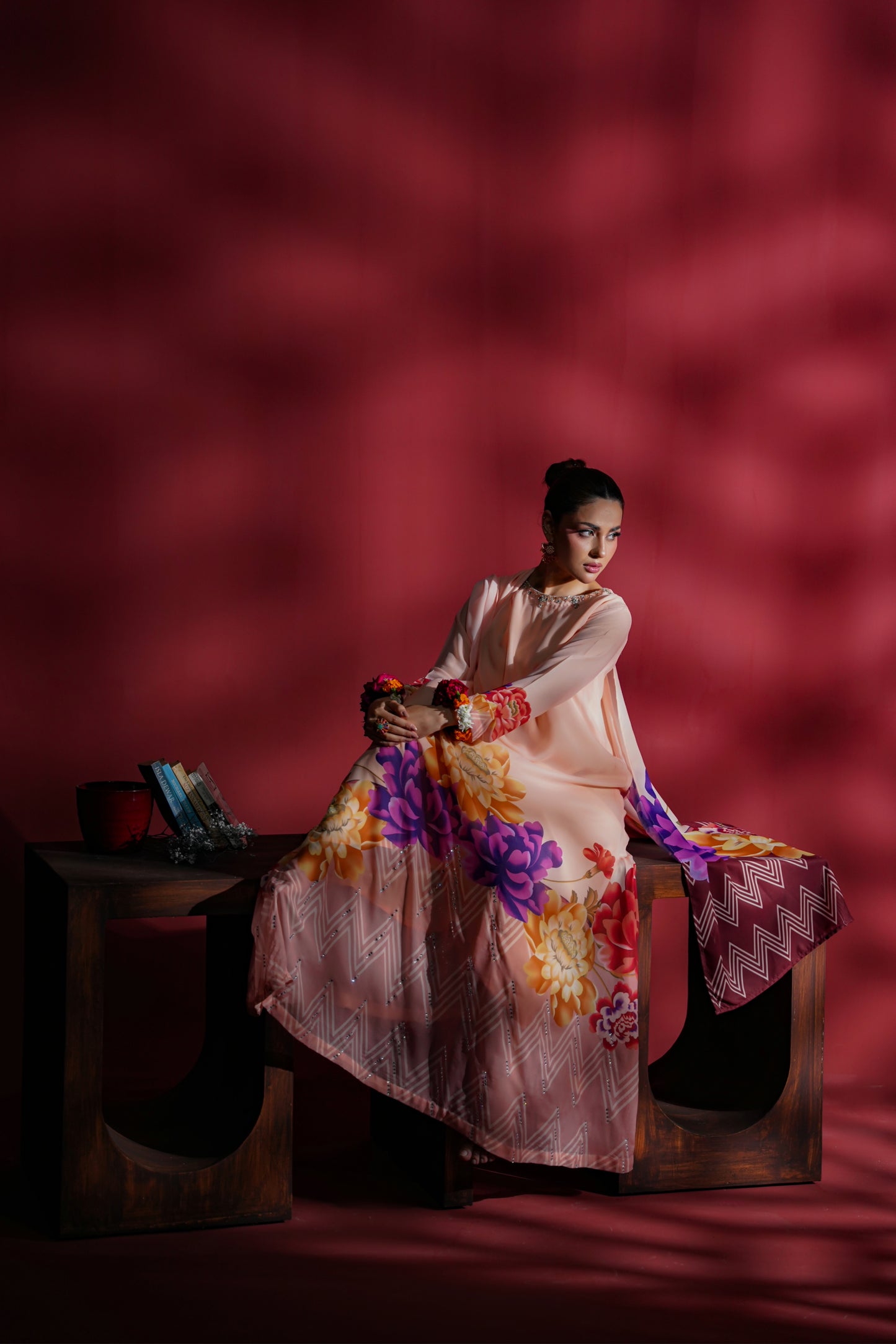 MIDNIGHT BLOOM A-LINE
