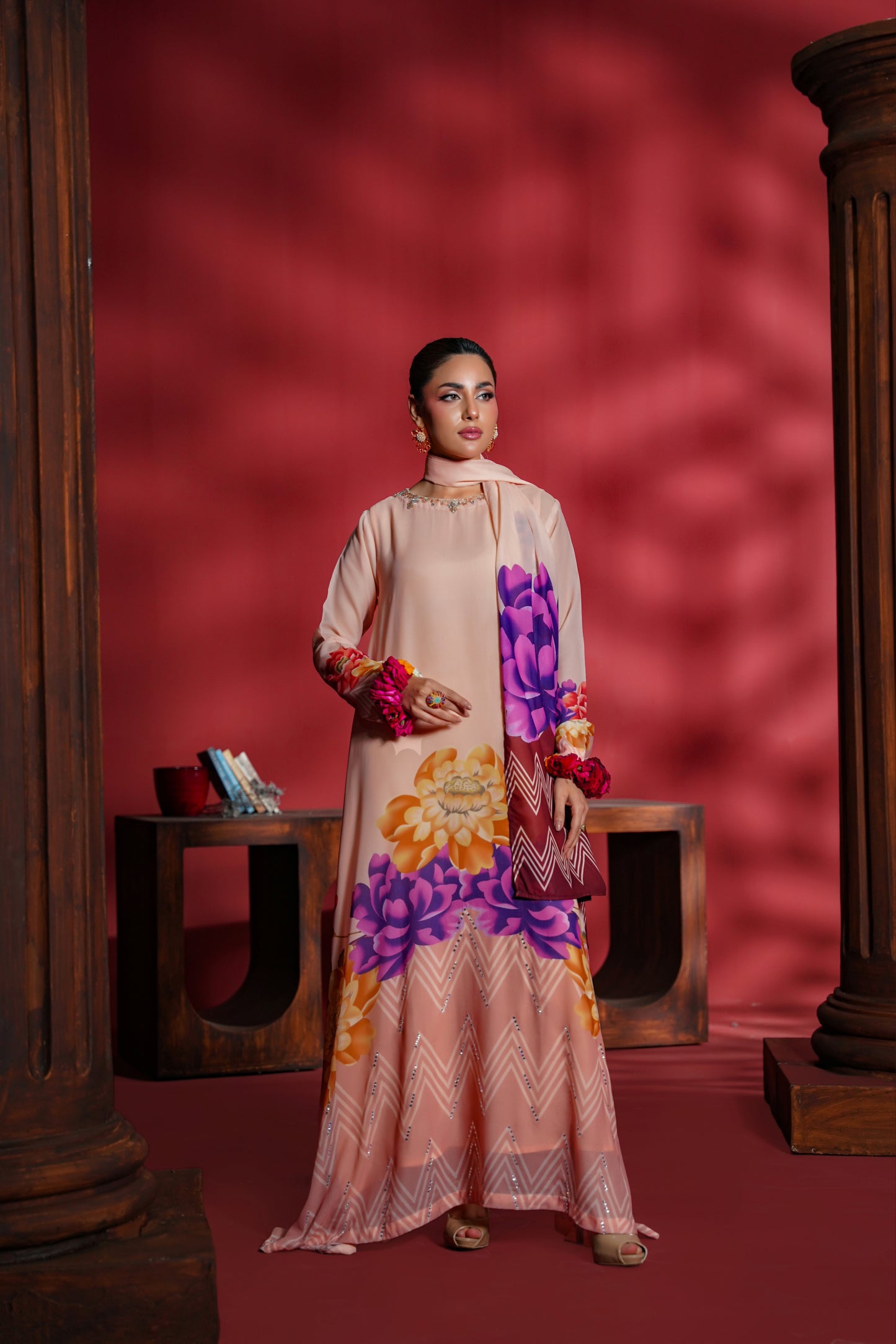 MIDNIGHT BLOOM A-LINE