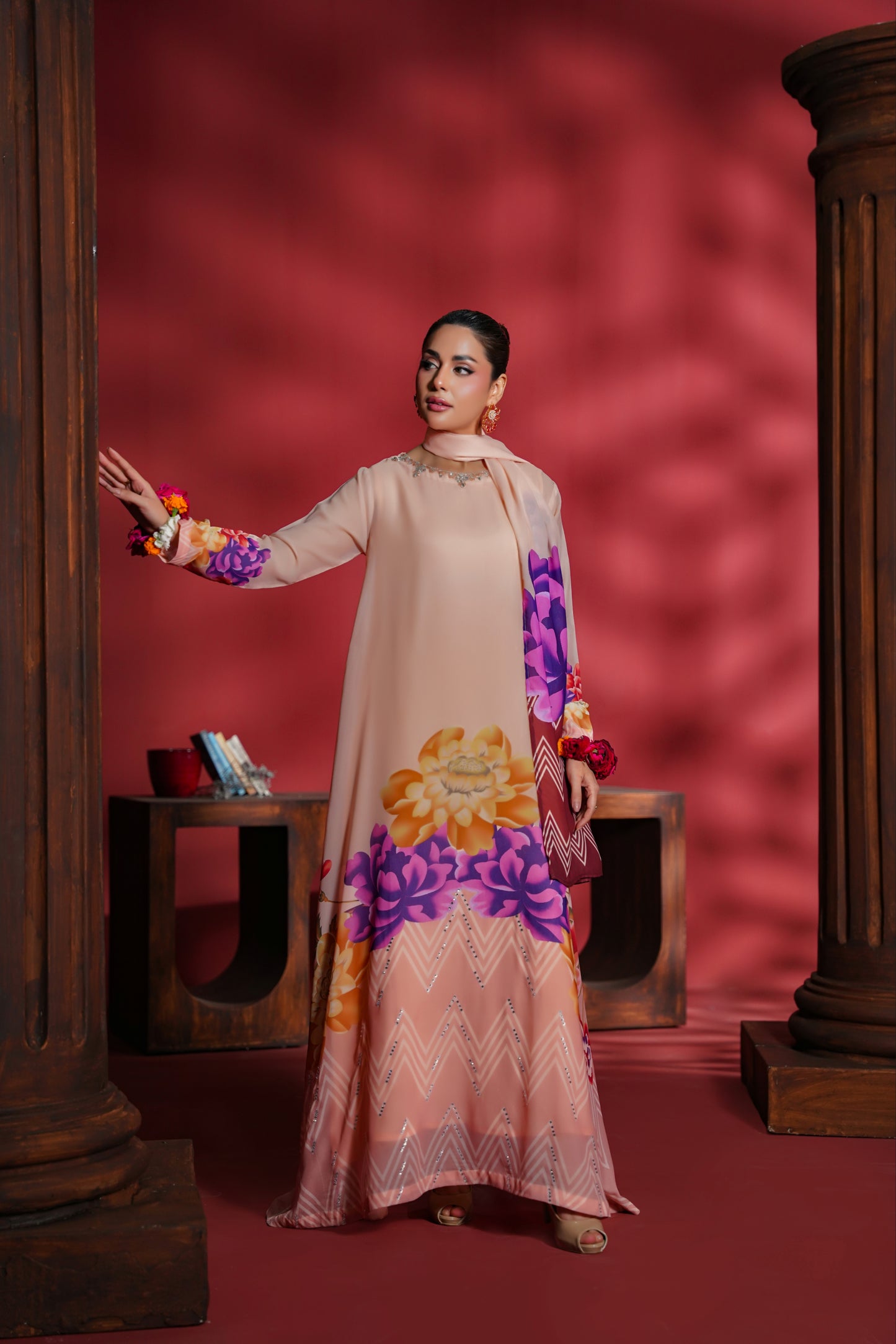 MIDNIGHT BLOOM A-LINE